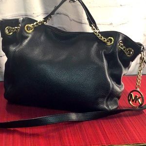 Michael Kors black Satchel Crossbody .